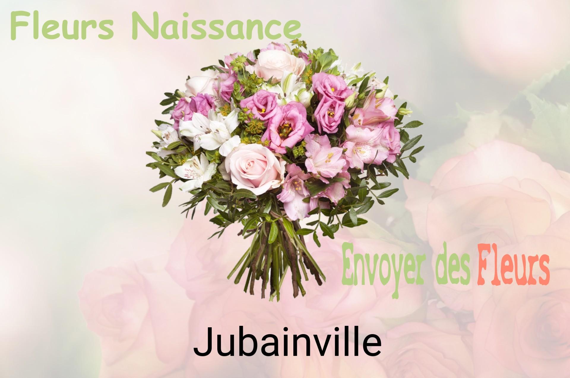 Bouquet de fleurs de naissance livré à Jubainville